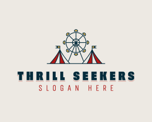 Tent Amusement Park logo design