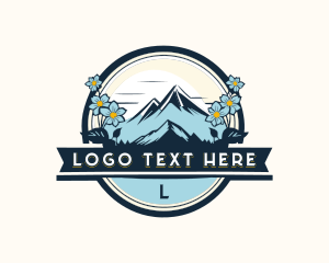 Mountain Travel Hiking Logo