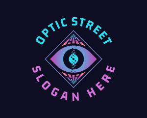 Pixel Optic Surveillance logo design