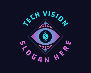 Pixel Optic Surveillance logo design