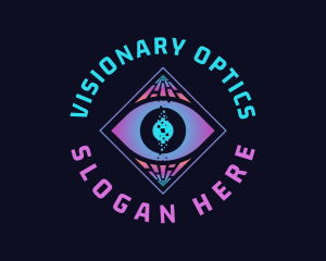 Pixel Optic Surveillance logo design