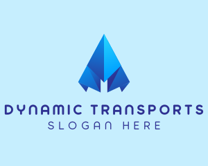 Transport Flight Plane logo design