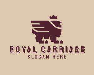 Medieval Royal Griffin logo design