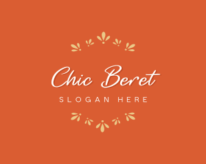 Elegant Floral Boutique logo design