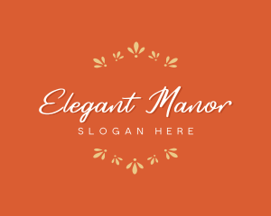 Elegant Floral Boutique logo design