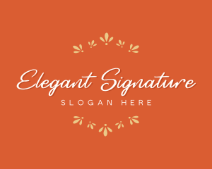 Elegant Floral Boutique logo design