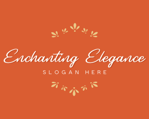 Elegant Floral Boutique logo design