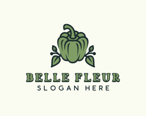 Bell Pepper Vegetable logo design