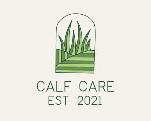 Field Lawn Care  logo design