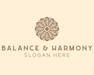 Flower Organic Pattern logo design