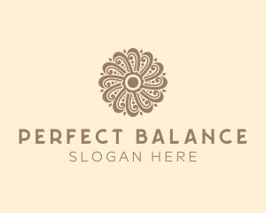 Flower Organic Pattern logo design