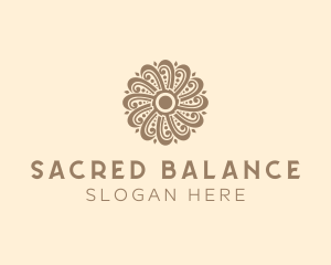 Flower Organic Pattern logo design