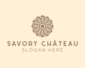 Flower Organic Pattern logo design