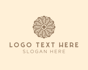 Fashion - Flower Organic Pattern logo design