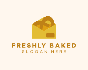 Yellow Pretzel Envelope logo