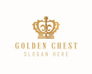 Golden Royal Crown logo design