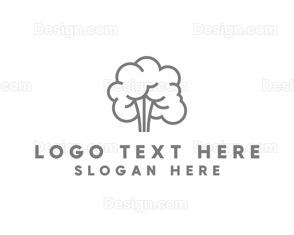 Tree Garden Leaves Logo