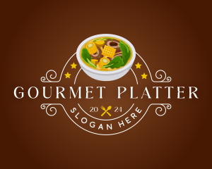 Filipino Gourmet Cuisine logo design