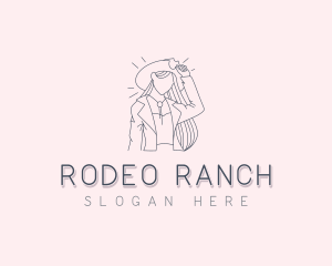 Texas Ranch Cowgirl logo