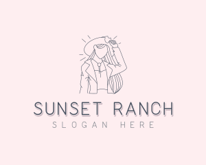 Texas Ranch Cowgirl logo