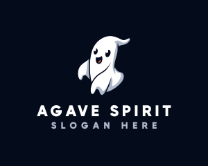 Spooky Ghost Halloween logo design