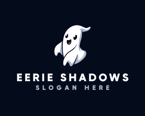 Spooky Ghost Halloween logo