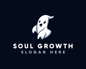 Spooky Ghost Halloween logo