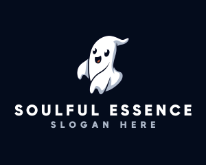 Spooky Ghost Halloween logo