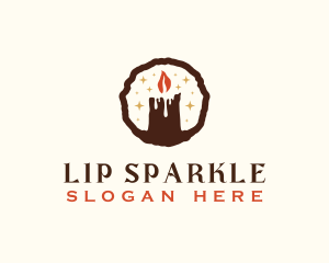 Candle Light Sparkle logo design