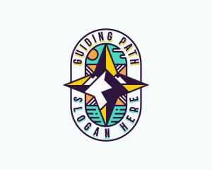 Compass Navigation Expedition logo design