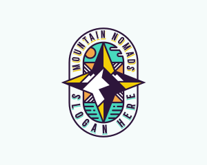 Compass Navigation Expedition logo design