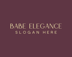 Elegant Business Minimalist logo design