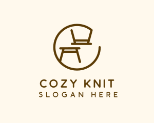 Minimalist Table Furniture logo design