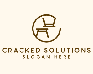 Minimalist Table Furniture logo design