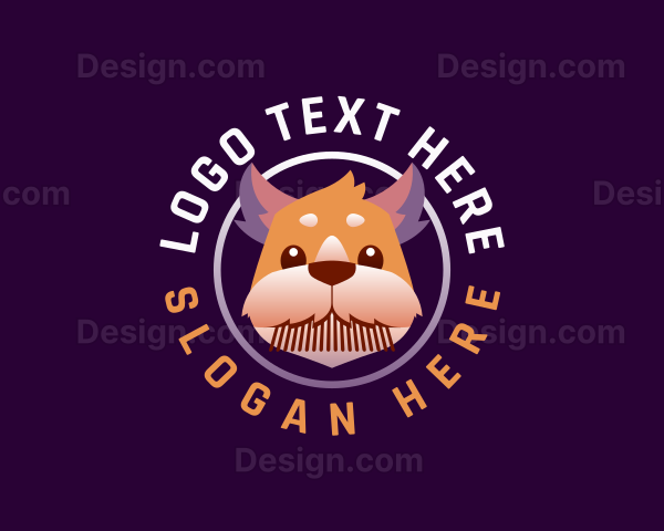 Dog Comb Puppy Logo