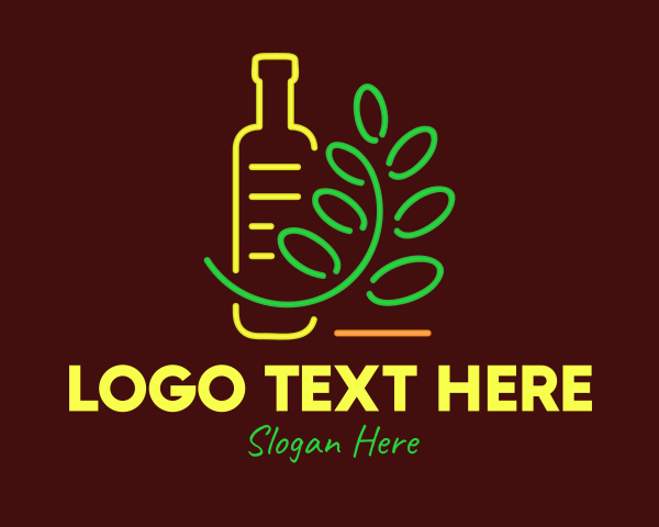 Olive Leaves logo example 3