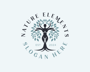 Organic Woman Nature logo design