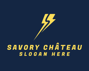 Lightning Power Tech  logo design