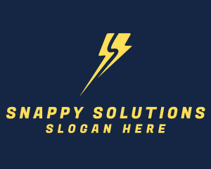 Lightning Power Tech  logo design