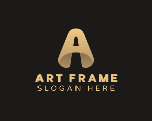 Art Studio Creative Letter A logo design