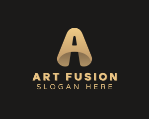 Art Studio Creative Letter A logo