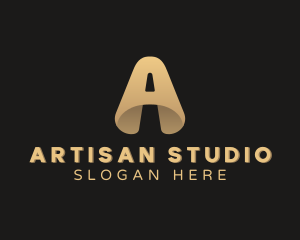 Art Studio Creative Letter A logo design