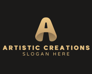 Art Studio Creative Letter A logo design