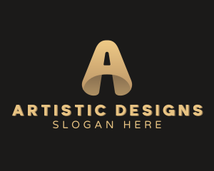 Art Studio Creative Letter A logo design