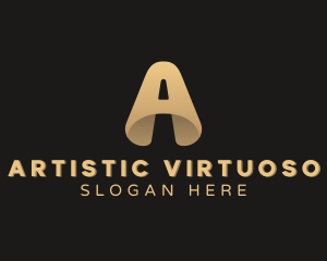 Art Studio Creative Letter A logo design