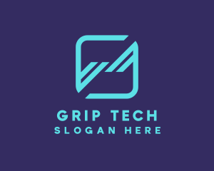 Modern Tech Application logo design