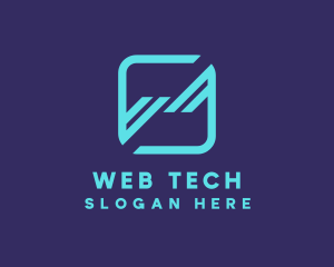 Modern Tech Application logo design