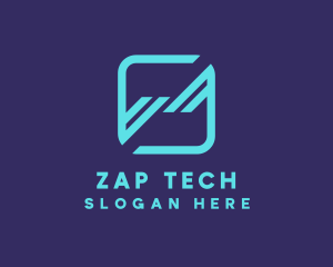 Modern Tech Application logo design