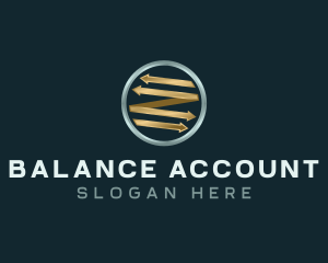 Arrow Chart Accounting logo design