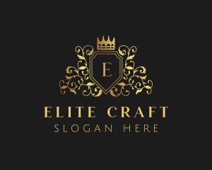 High End Shield Crest logo design